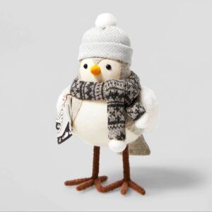 Featherly Friends RIME Bird with Snowflake Scarf & Skates Decorative Figurine